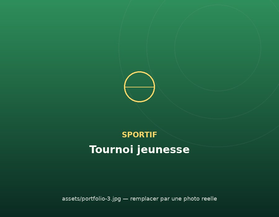 Tournoi jeunesse
