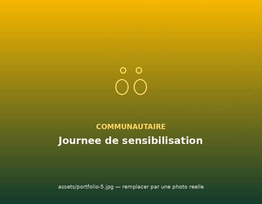 Journée de sensibilisation communautaire